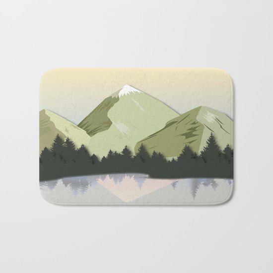 Night Mountains No. 20 Bath Mat