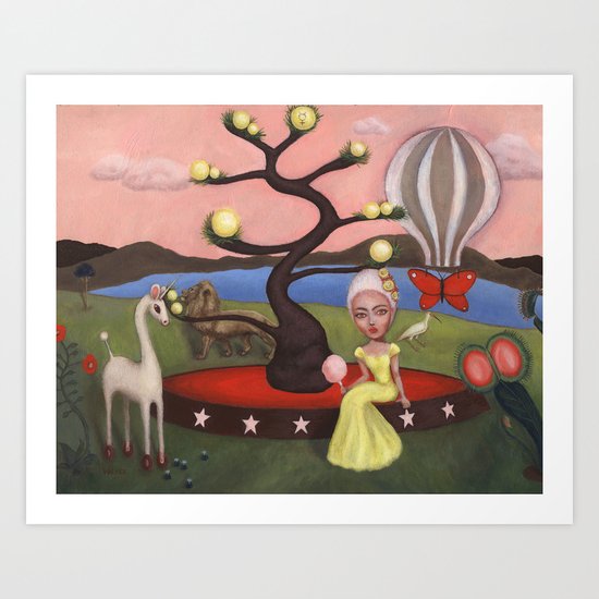 The Golden Flower Art Print