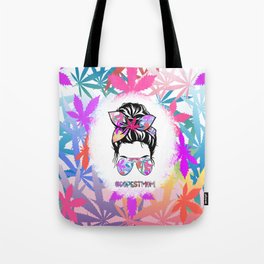 Dopest Mom Stoner Queen Marijuana Tote Bag