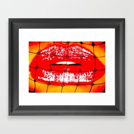 CRIMSON Framed Art Print