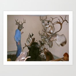 The moose is loose Art Print