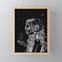 Aries Framed Mini Art Print