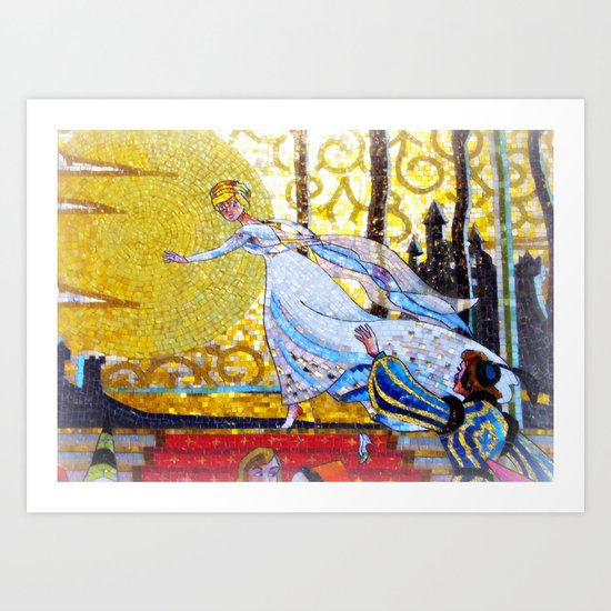 Running Away Art Print