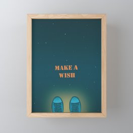make a wish Framed Mini Art Print