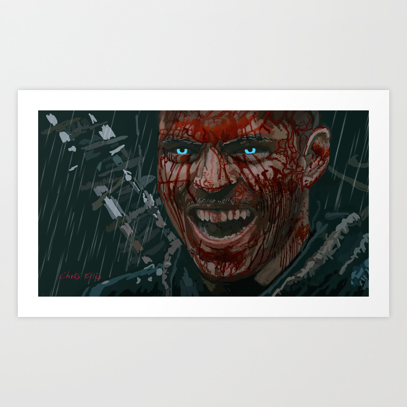 Ivar The Boneless Painting By Chris Ellis Art Print By