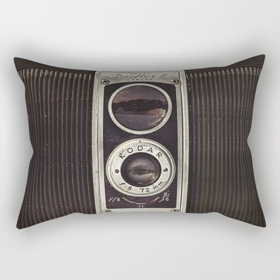 Vintage Camera 01 Rectangular Pillow