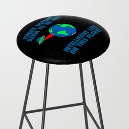 No intelligent life on this planet Bar Stool