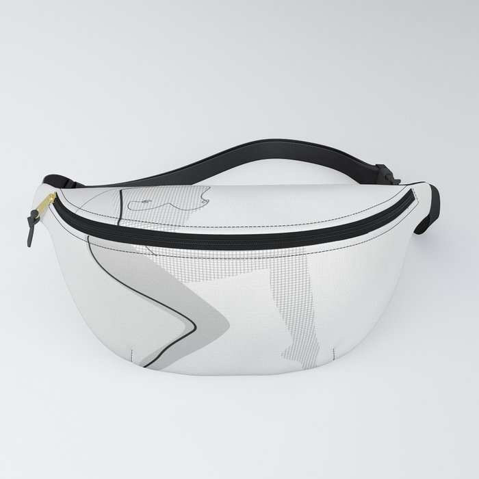White Movement Fanny Pack