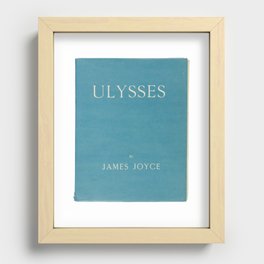 James Joyce - Ulysses (First Edition) Recessed Framed Print