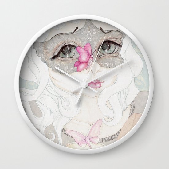 Mysterious Lady Butterfly Wall Clock By Auroragritti Society6 We believe in helping you find the product that is right for you. society6