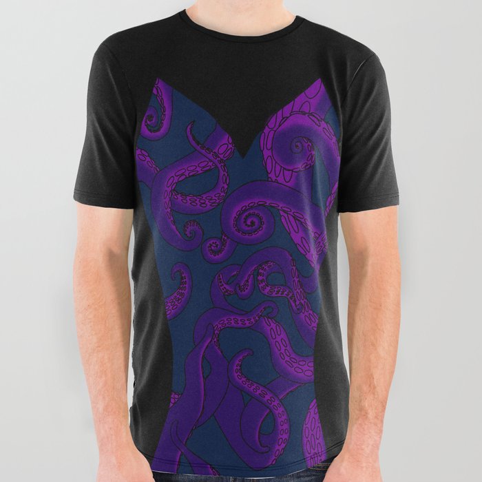 Ursula Sea Witch All Over Graphic Tee