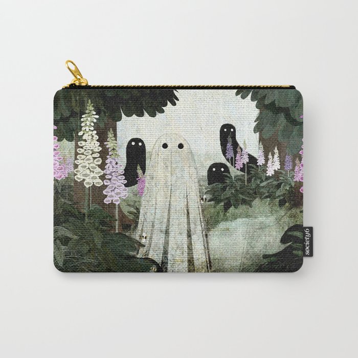 Foxglove Ghosts Carry-All Pouch
