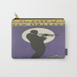 Vintage poster - City of New Orleans Carry-All Pouch | Fun, Hip, Tourists, Scenic, Advertisement, Colorful, Southern, Painting, Retro, Vacation 