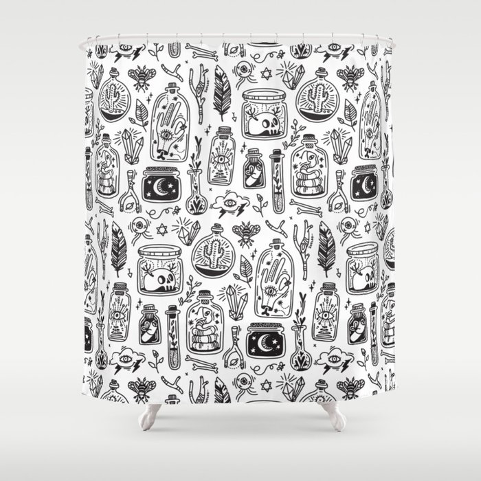 The Tiny Witch Gallery Shower Curtain