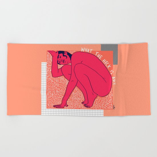 Outside the box Beach Towel