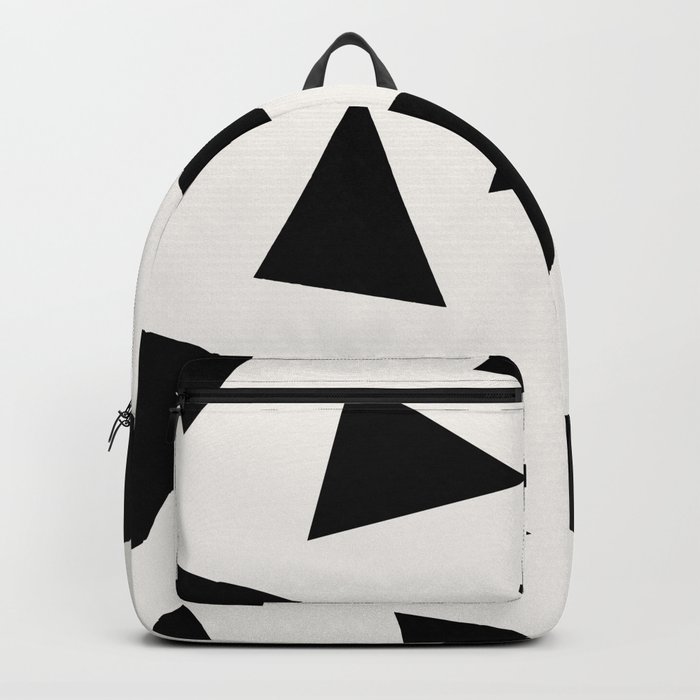 black triangle pattern II Backpack