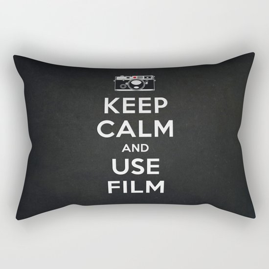 Keep Calm And Use Film Rectangular Pillow