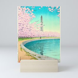 Kawase Hasui The Washington Monument on the Potomac River Mini Art Print