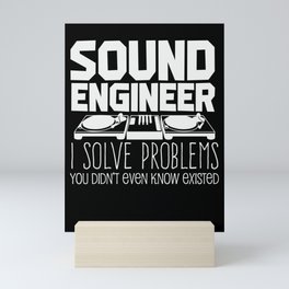 Sound Engineer Audio Mixer Engineering Technician Mini Art Print