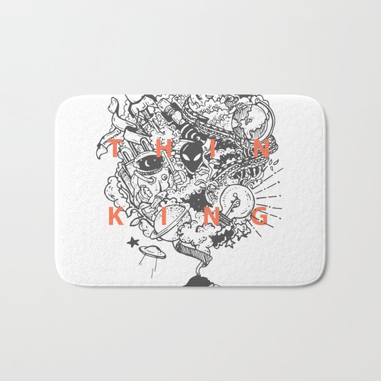 OVERTHINKING Bath Mat