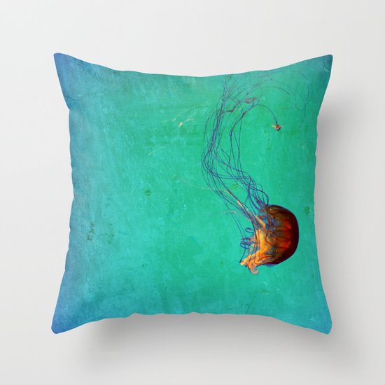 Deep Sea Ballet Throw Pillow