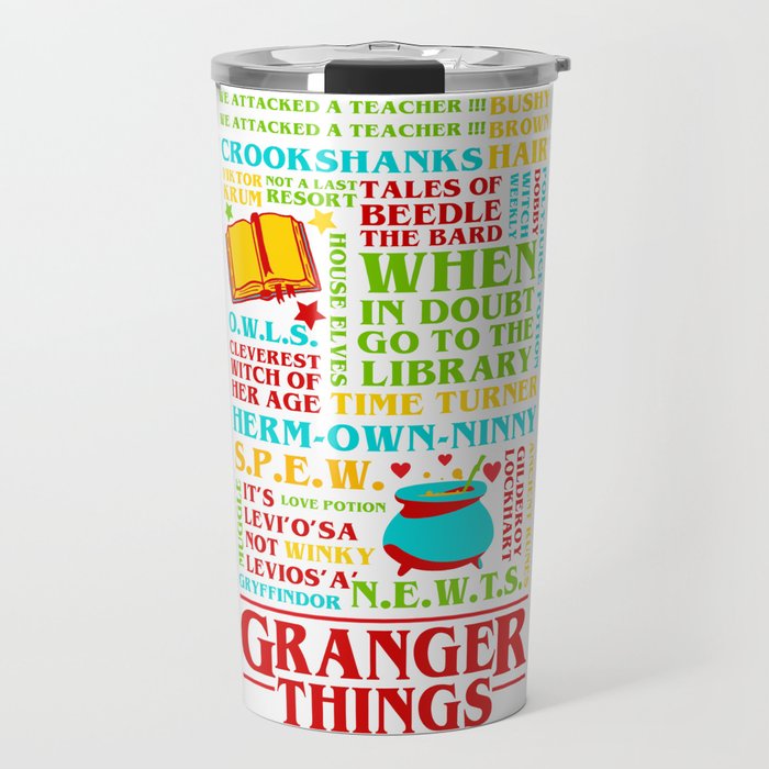 Granger Things Travel Mug By Wiser Budweiser Society6