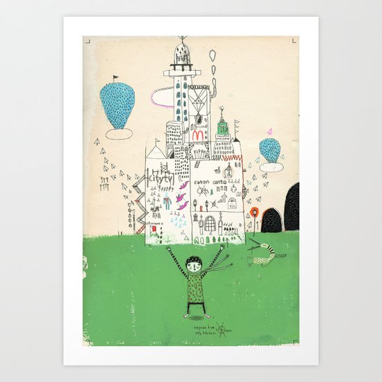 I love life. Art Print