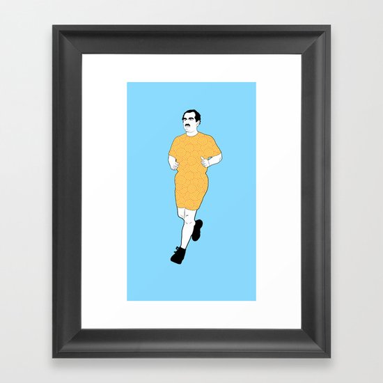 MUSTACHE Framed Art Print