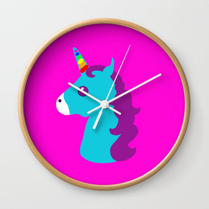 Portrait  of a Unicorn Wall Clock