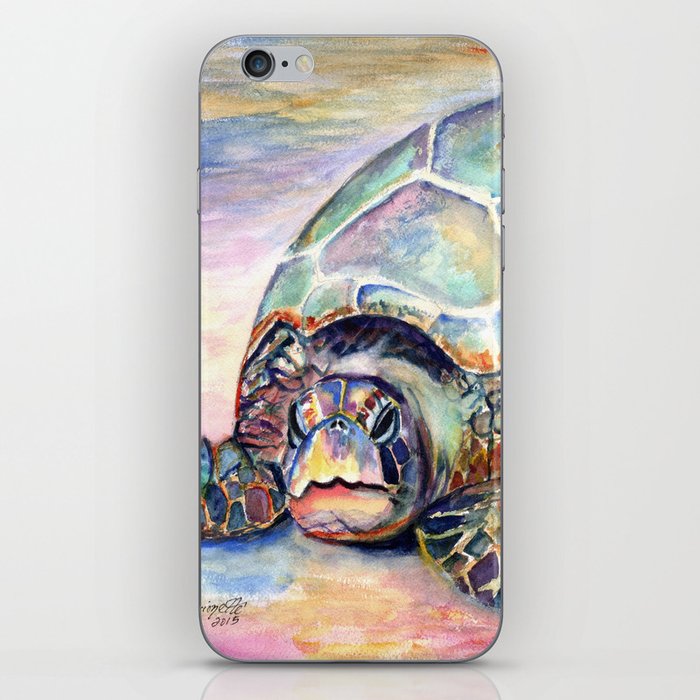 Turtle at Poipu Beach iPhone Skin