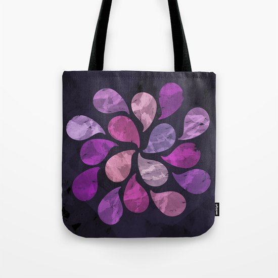 Abstract Water Drops Tote Bag