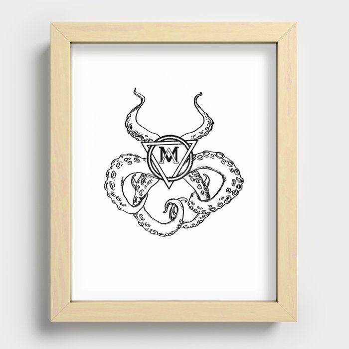 monsters logo Recessed Framed Print