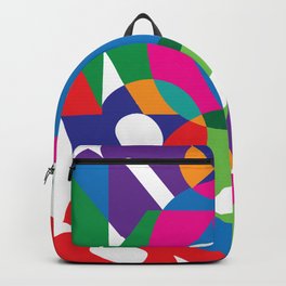 Letter land Backpack | Spring, Graphic, Typographer, Letter, Art, Color, Font, Urban, Colorful, Poster 
