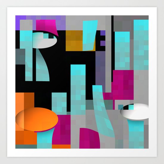 the 3 of us ...always the 3 of us... Art Print