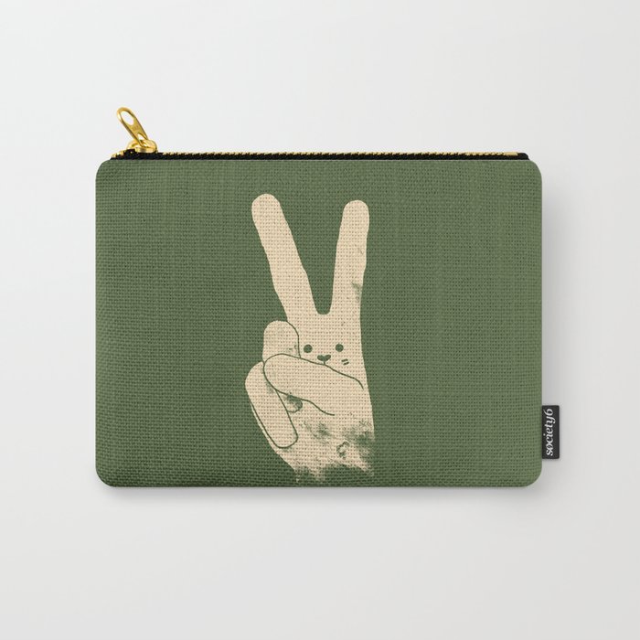 Love, Peace and Carrots Carry-All Pouch