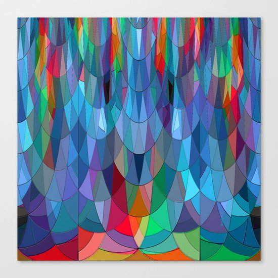 The Many Colors of the Mermaid.... Canvas Print