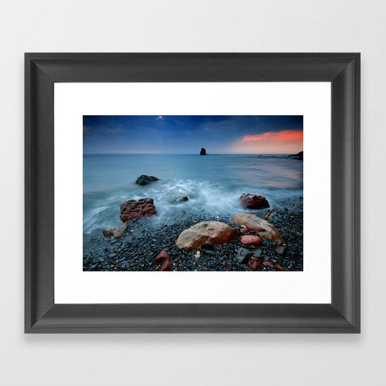 Saltwick Bay Framed Art Print