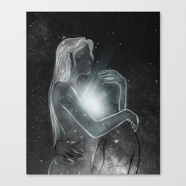 The light of your right peace. Canvas Print