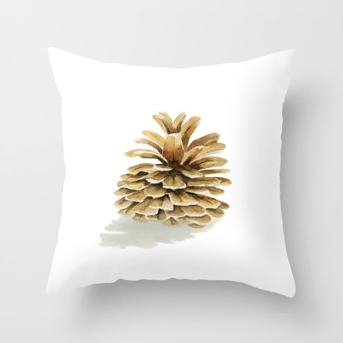 Pine Cone 1  Throw Pillow