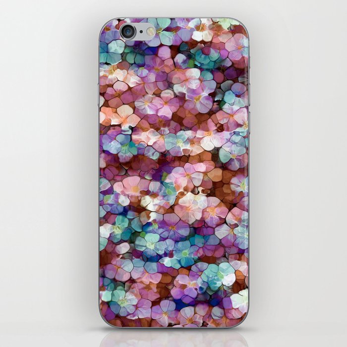 Mosaic Flowers  iPhone Skin