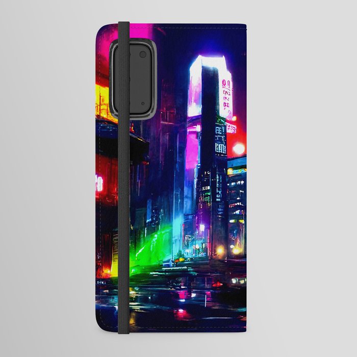 Postcards from the Future - Neon City Android Wallet Case
