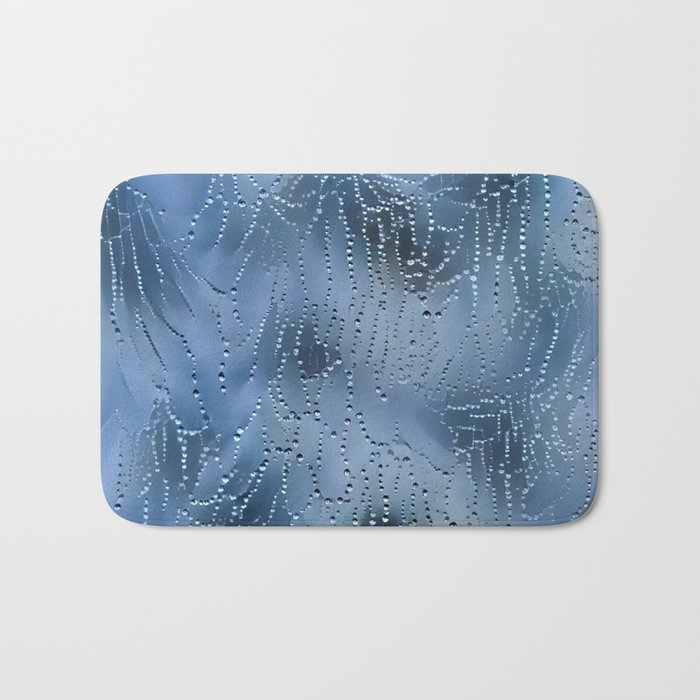 Magic Winter Water Drops Art Collection Bath Mat