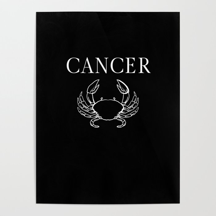 Cancer  - Crab Poster
