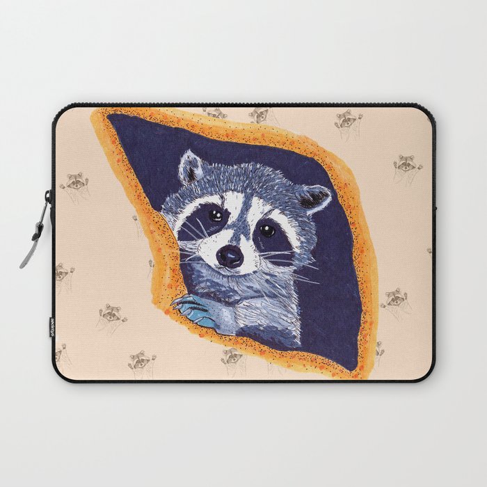 Peeking Raccoons # 2 Beige Pallet Laptop Sleeve