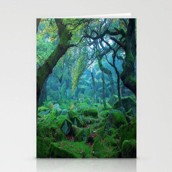 Enchanted forest mood Stationery Cards