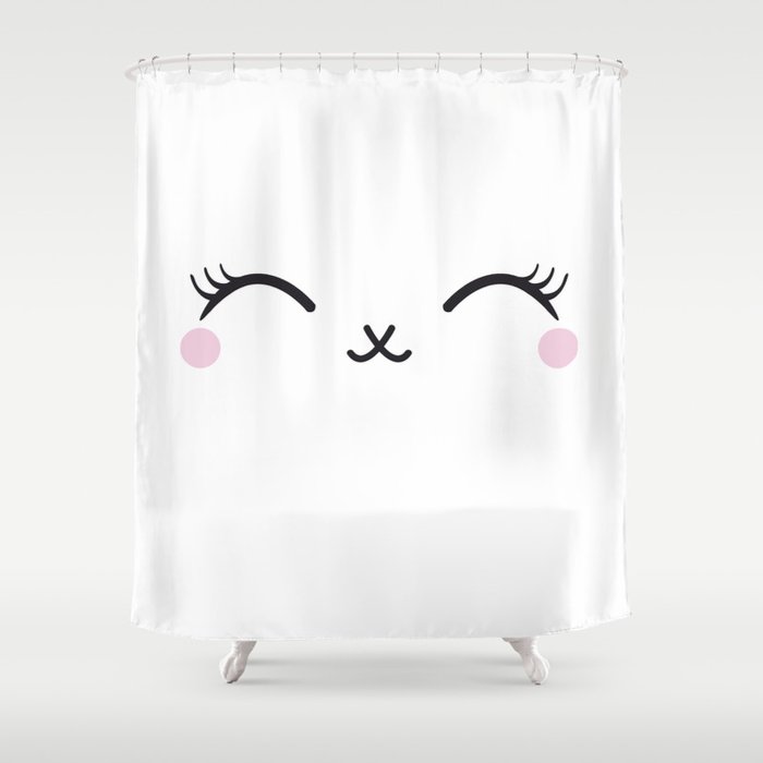 Cute eyes Shower Curtain