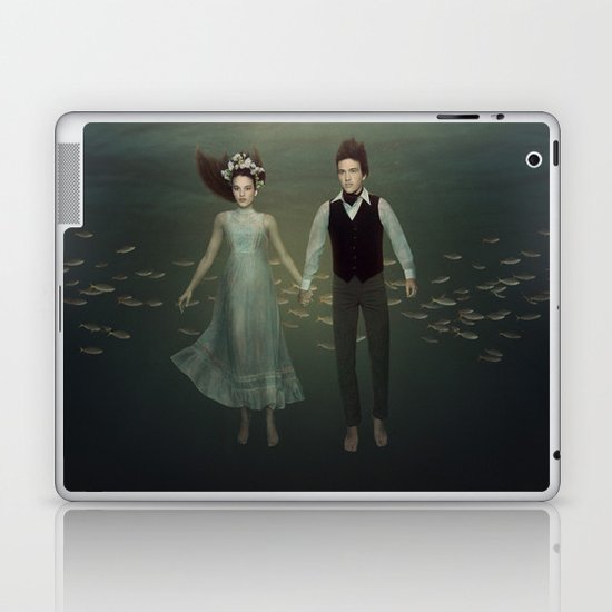 Underwater Couple Laptop & iPad Skin