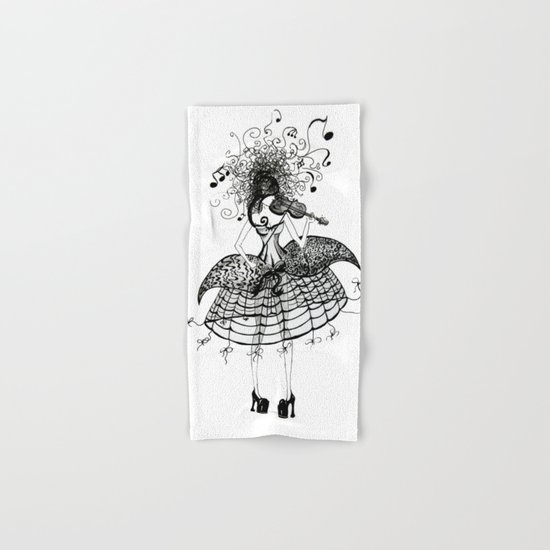 violinist Hand & Bath Towel