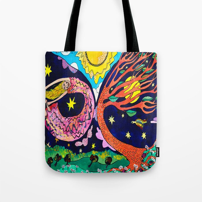 Ich Other Into the Right Direction Tote Bag