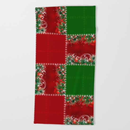 New year's design. Beach Towel